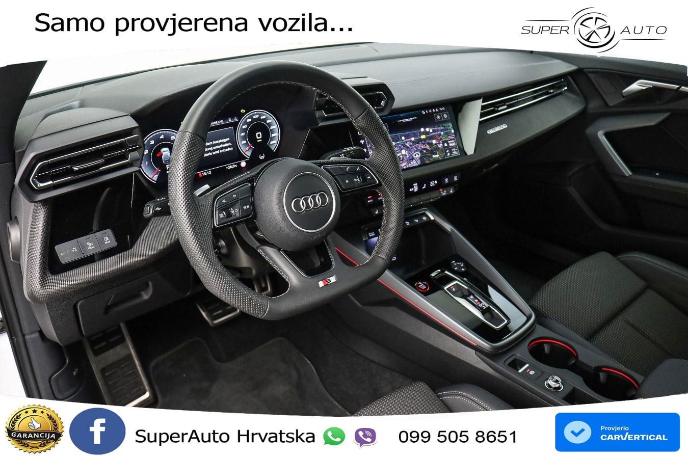 Audi S3 2.0 TFSI (333 KS) quattro S tronic LED+GR SJED+ACC