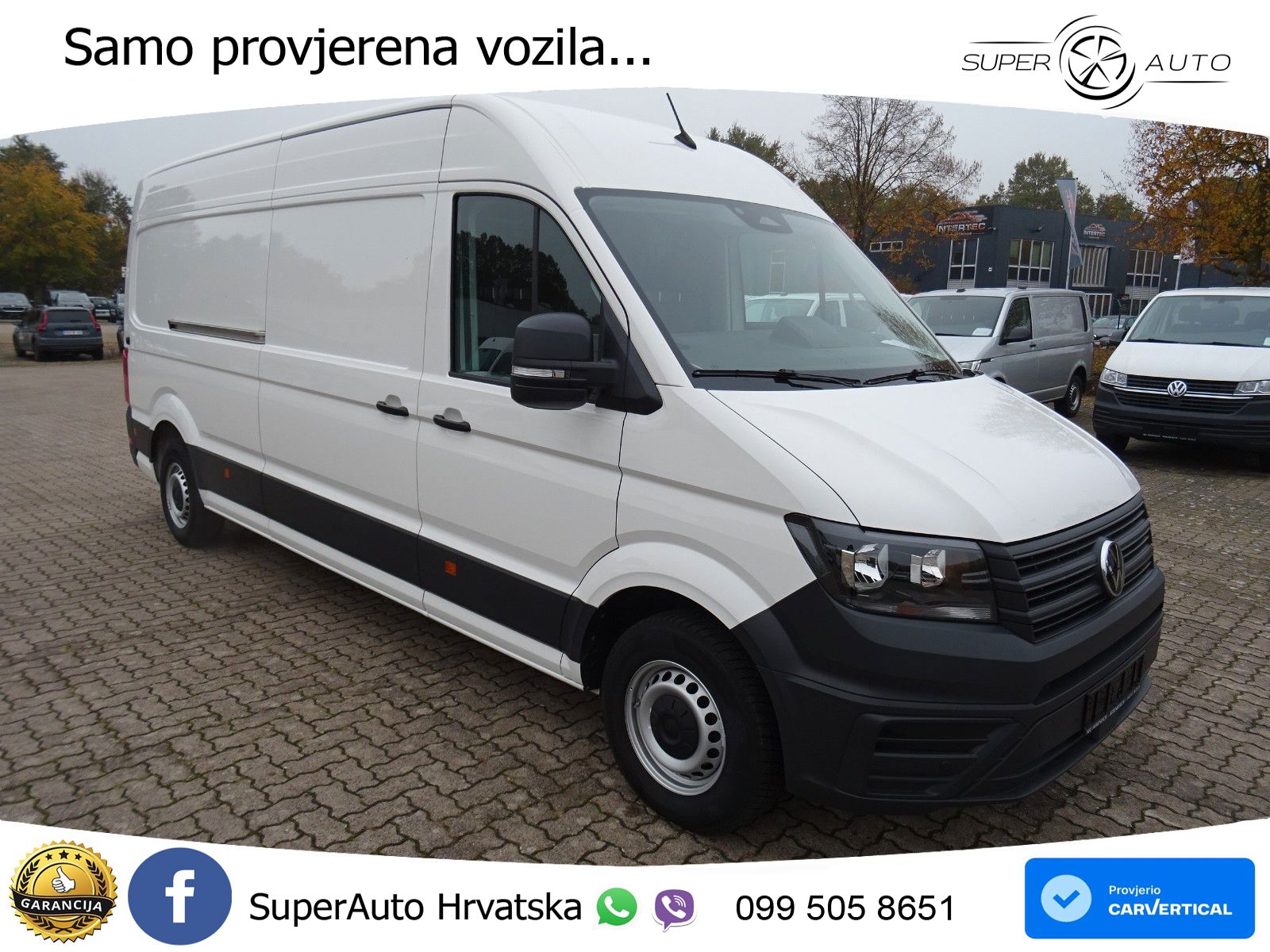 Volkswagen Crafter 35 Kasten HD LR AHK Kamera App 140 KS