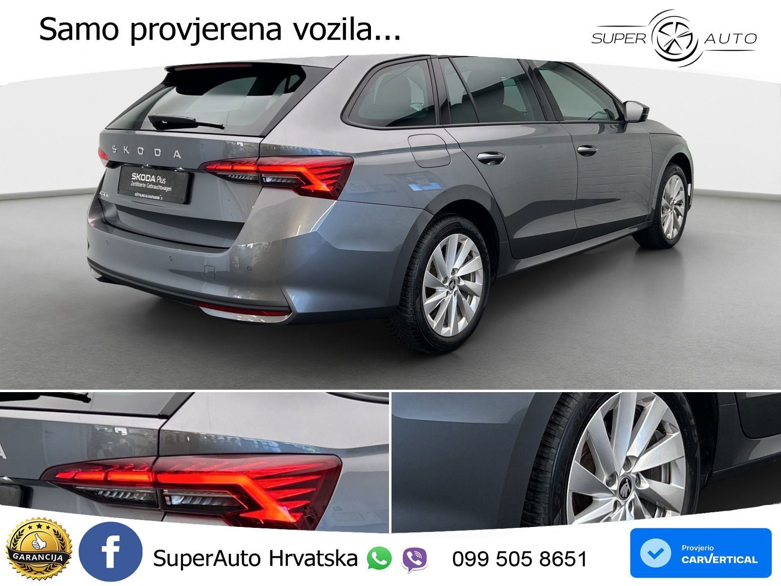 Škoda Octavia Combi 1.5 TSI (150 KS) DSG Selection LED+GR SJED+ACC