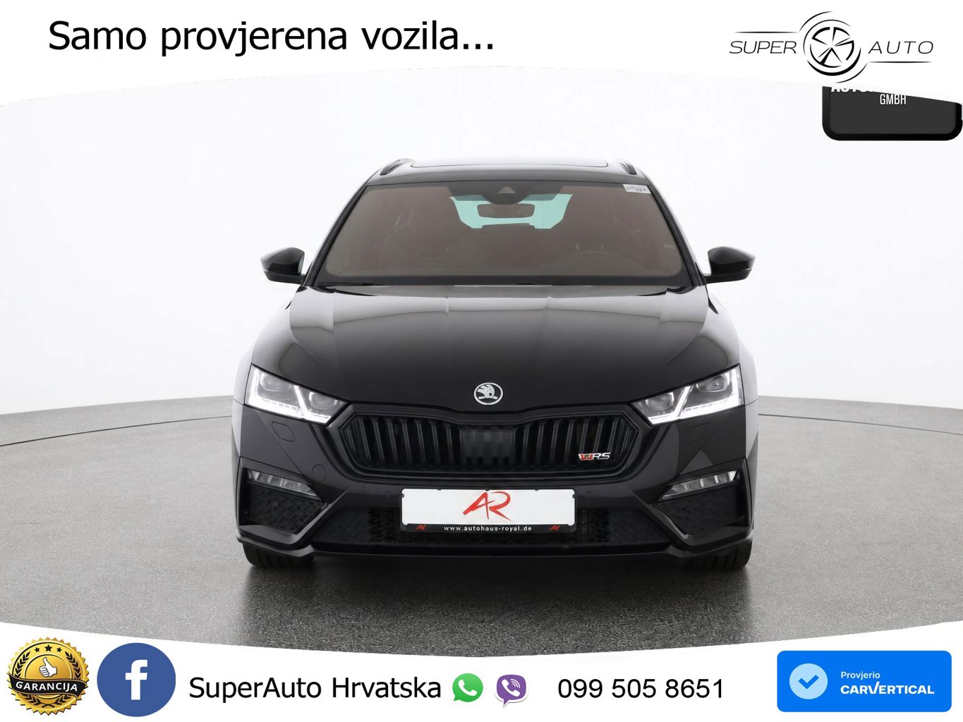 Škoda Octavia Combi RS 2.0 TDI (200 KS) 4x4 DSG LED+GR SJED+ACC