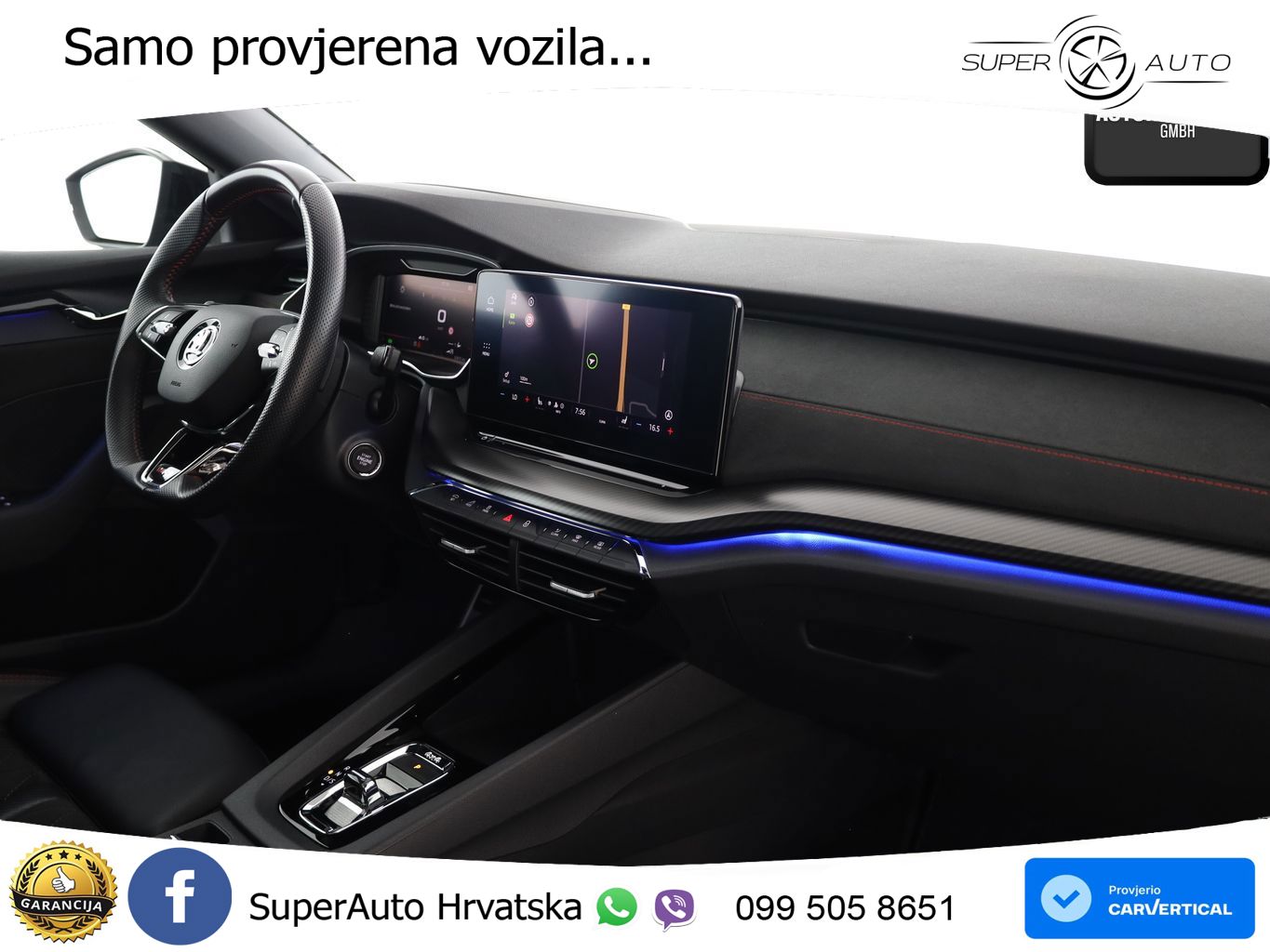 Škoda Octavia Combi RS 2.0 TDI (200 KS) 4x4 DSG LED+GR SJED+ACC