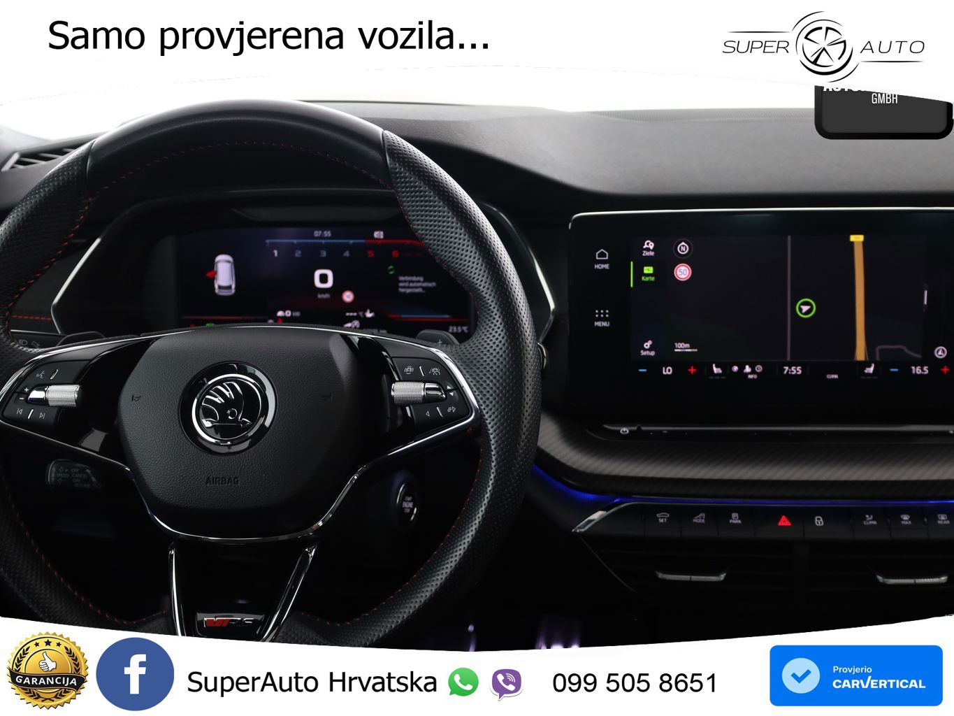 Škoda Octavia Combi RS 2.0 TDI (200 KS) 4x4 DSG LED+GR SJED+ACC