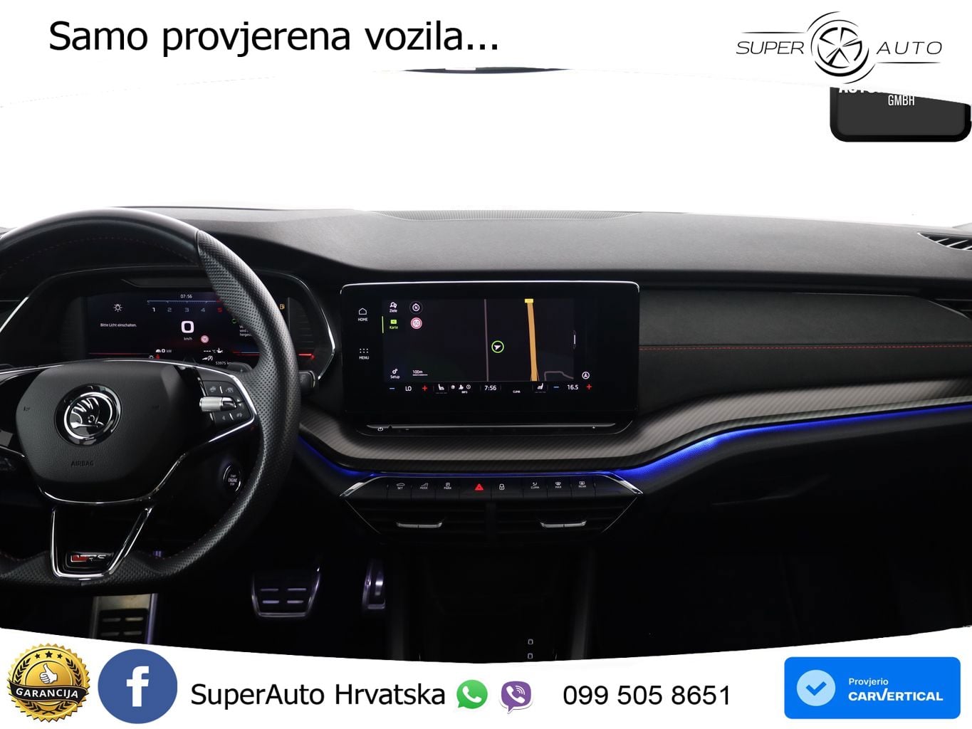 Škoda Octavia Combi RS 2.0 TDI (200 KS) 4x4 DSG LED+GR SJED+ACC