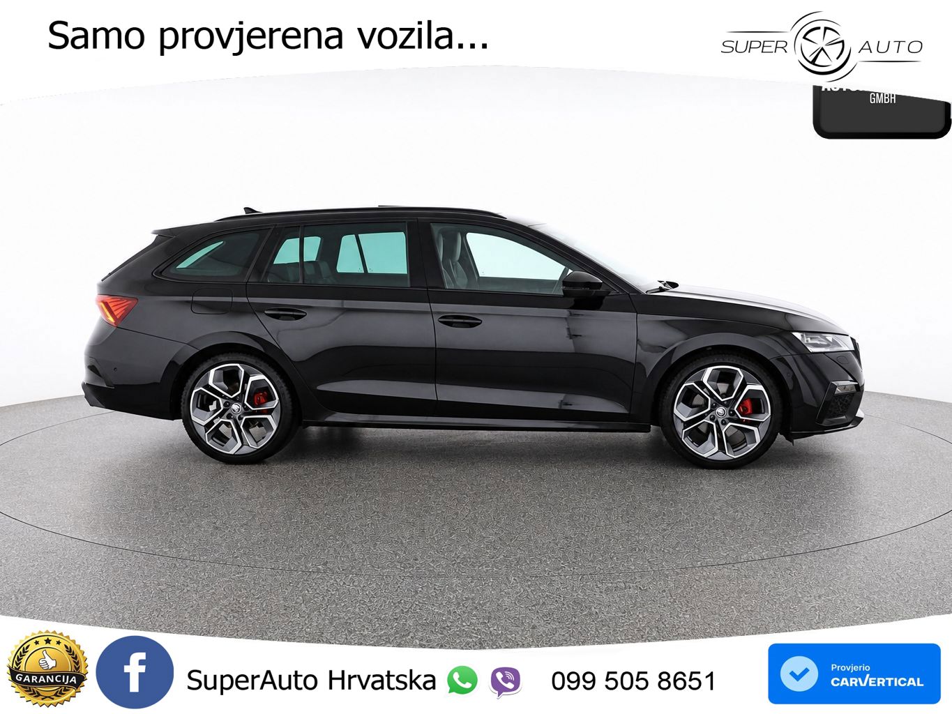 Škoda Octavia Combi RS 2.0 TDI (200 KS) 4x4 DSG LED+GR SJED+ACC