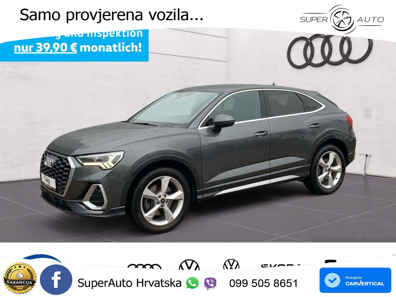 Audi Q3 Sportback 40 TFSI (190 KS) quattro S tronic S line