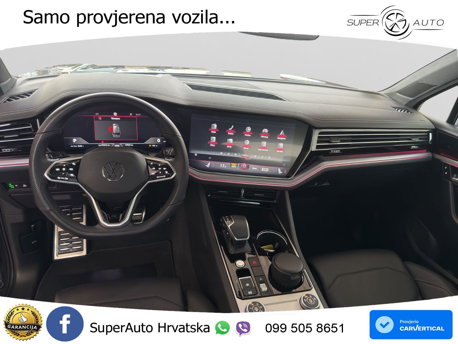 Volkswagen Touareg 3.0 V6 TDI (286 KS) 4MOTION Tiptronic R-Line LED+GR SJED+ACC