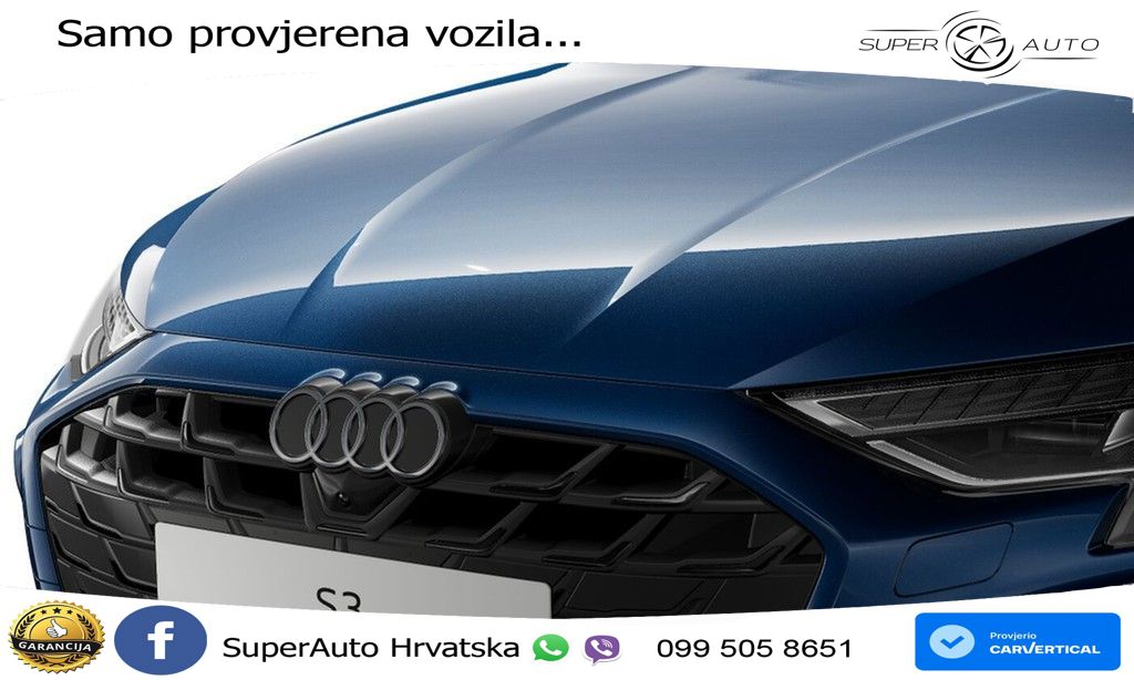 Audi S3 2.0 TFSI (333 KS) quattro S tronic ACC+HEAD+GR SJED+360+PANO