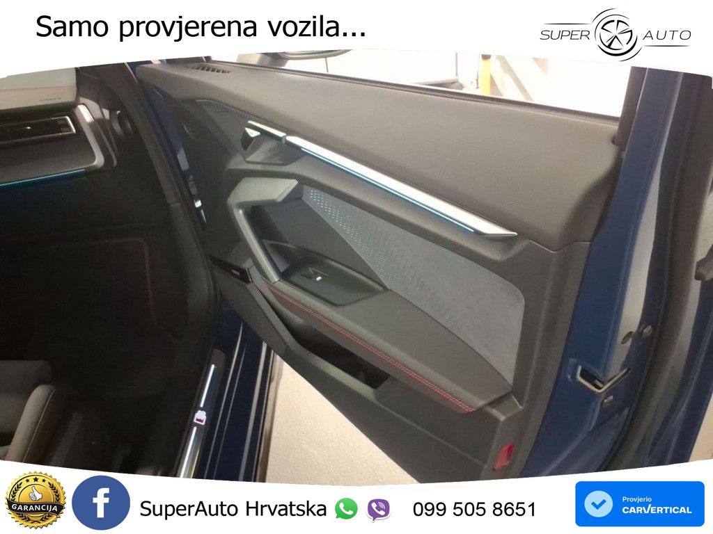 Audi S3 2.0 TFSI (333 KS) quattro S tronic ACC+HEAD+GR SJED+360+PANO
