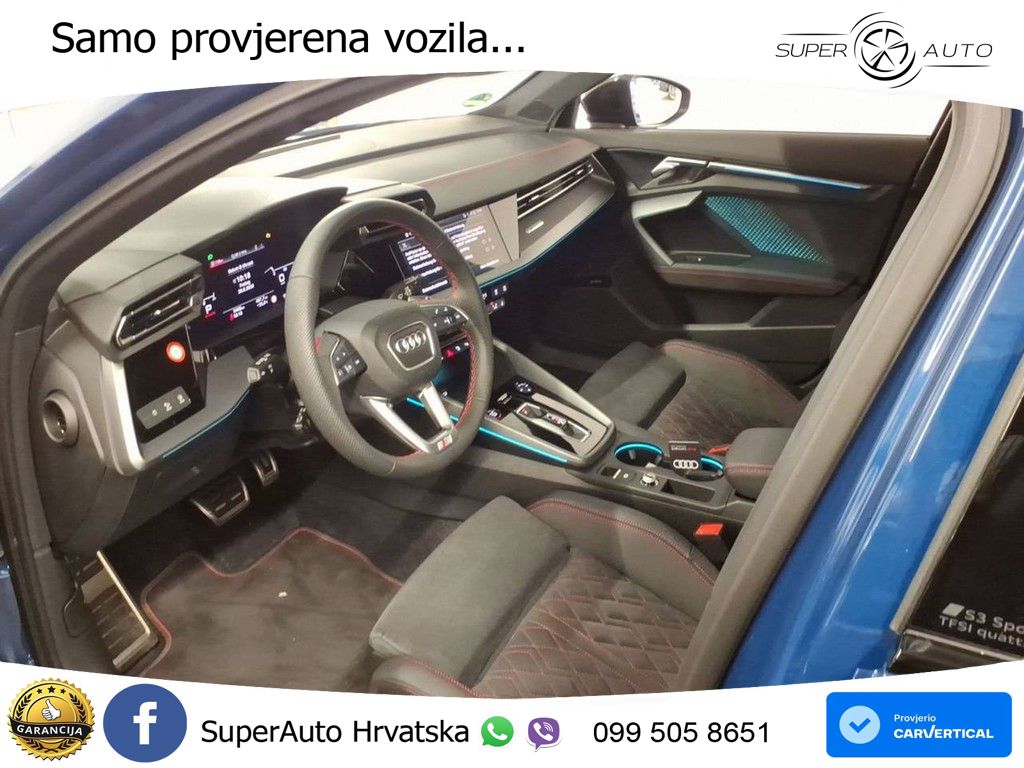 Audi S3 2.0 TFSI (333 KS) quattro S tronic ACC+HEAD+GR SJED+360+PANO