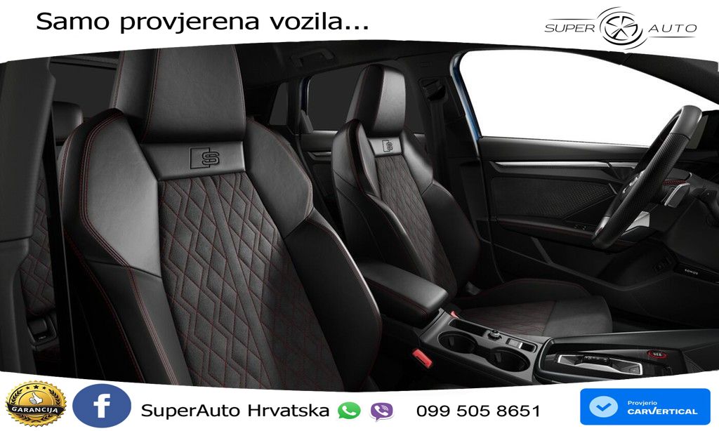 Audi S3 2.0 TFSI (333 KS) quattro S tronic ACC+HEAD+GR SJED+360+PANO