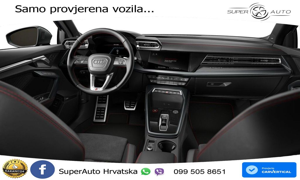 Audi S3 2.0 TFSI (333 KS) quattro S tronic ACC+HEAD+GR SJED+360+PANO