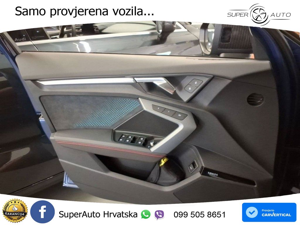 Audi S3 2.0 TFSI (333 KS) quattro S tronic ACC+HEAD+GR SJED+360+PANO