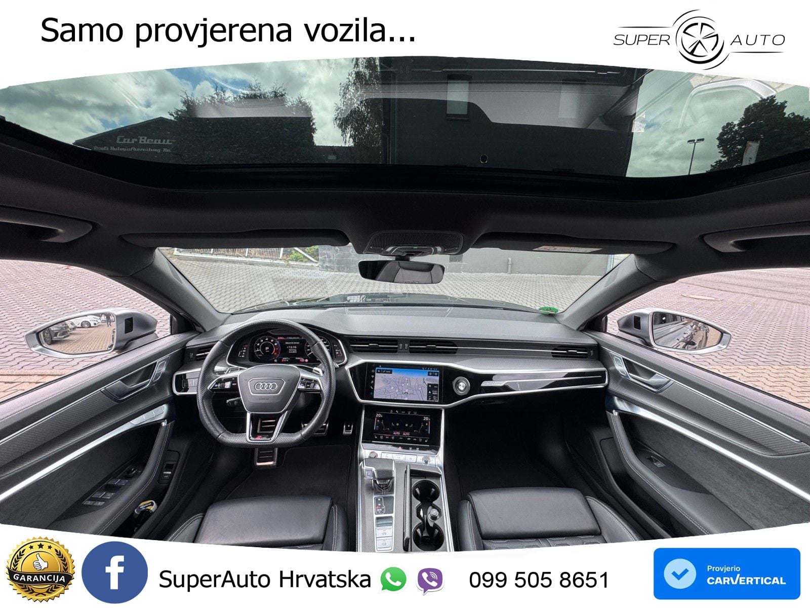 Audi RS6 Avant 4.0 TFSI V8 (600 KS) quattro Tiptronic ZRAČNI+ACC+GR SJED+KAM+PANO