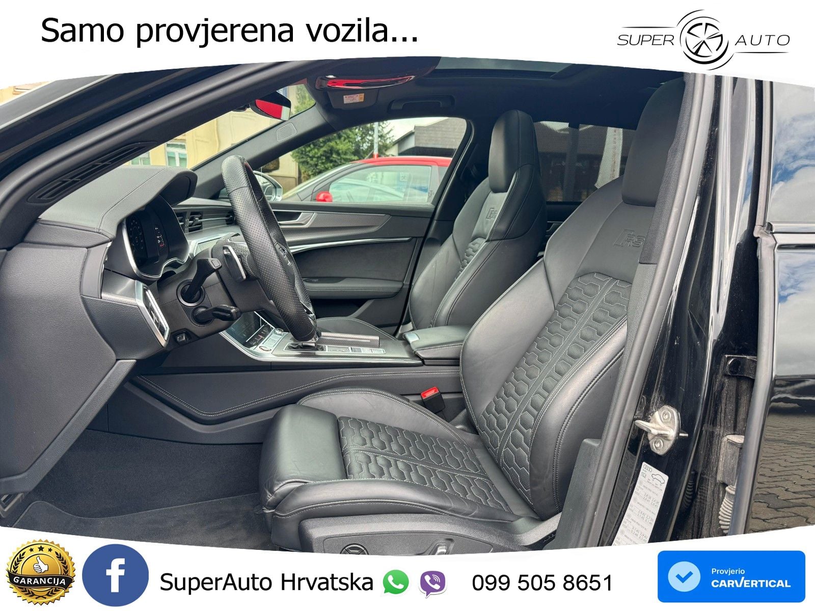 Audi RS6 Avant 4.0 TFSI V8 (600 KS) quattro Tiptronic ZRAČNI+ACC+GR SJED+KAM+PANO