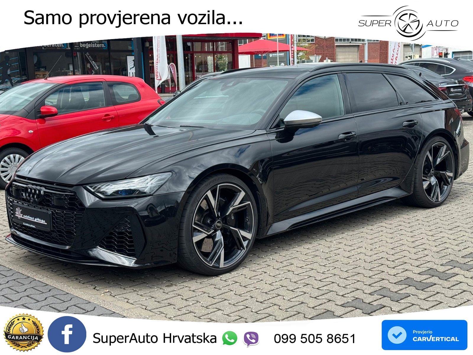Audi RS6 Avant 4.0 TFSI V8 (600 KS) quattro Tiptronic ZRAČNI+ACC+GR SJED+KAM+PANO