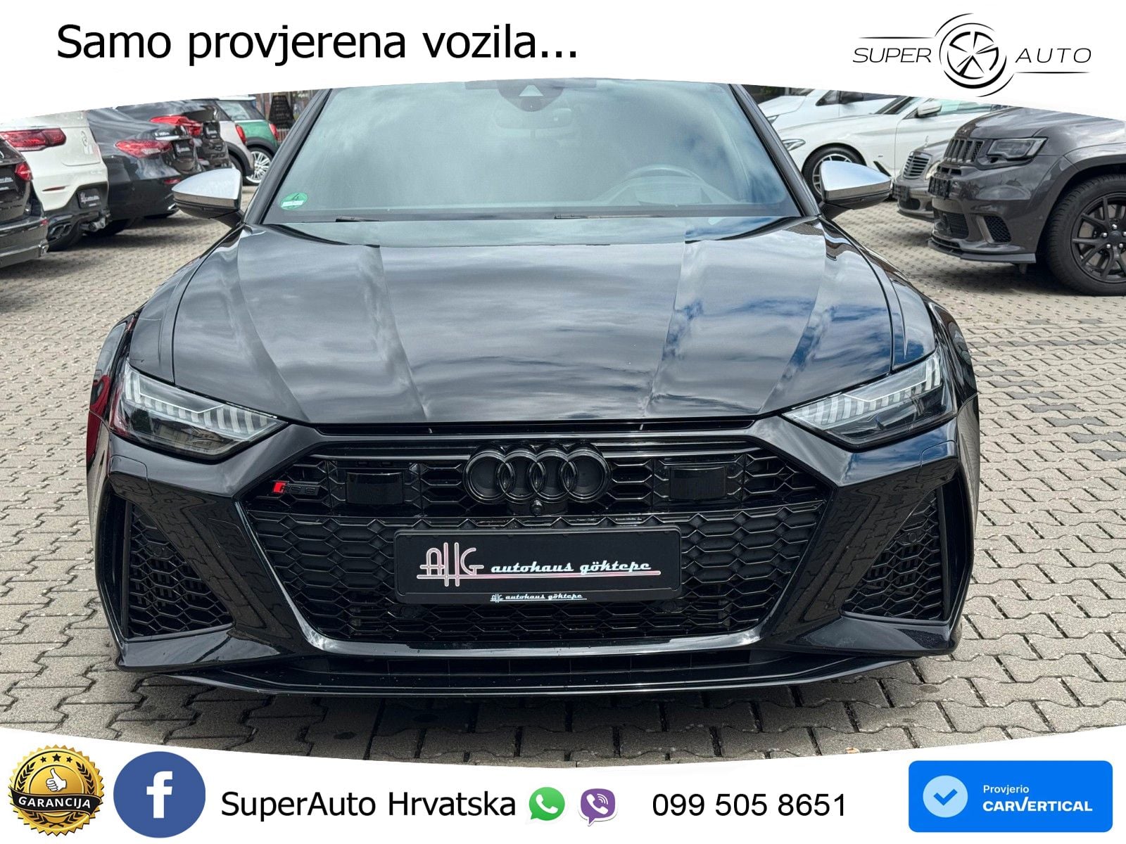 Audi RS6 Avant 4.0 TFSI V8 (600 KS) quattro Tiptronic ZRAČNI+ACC+GR SJED+KAM+PANO