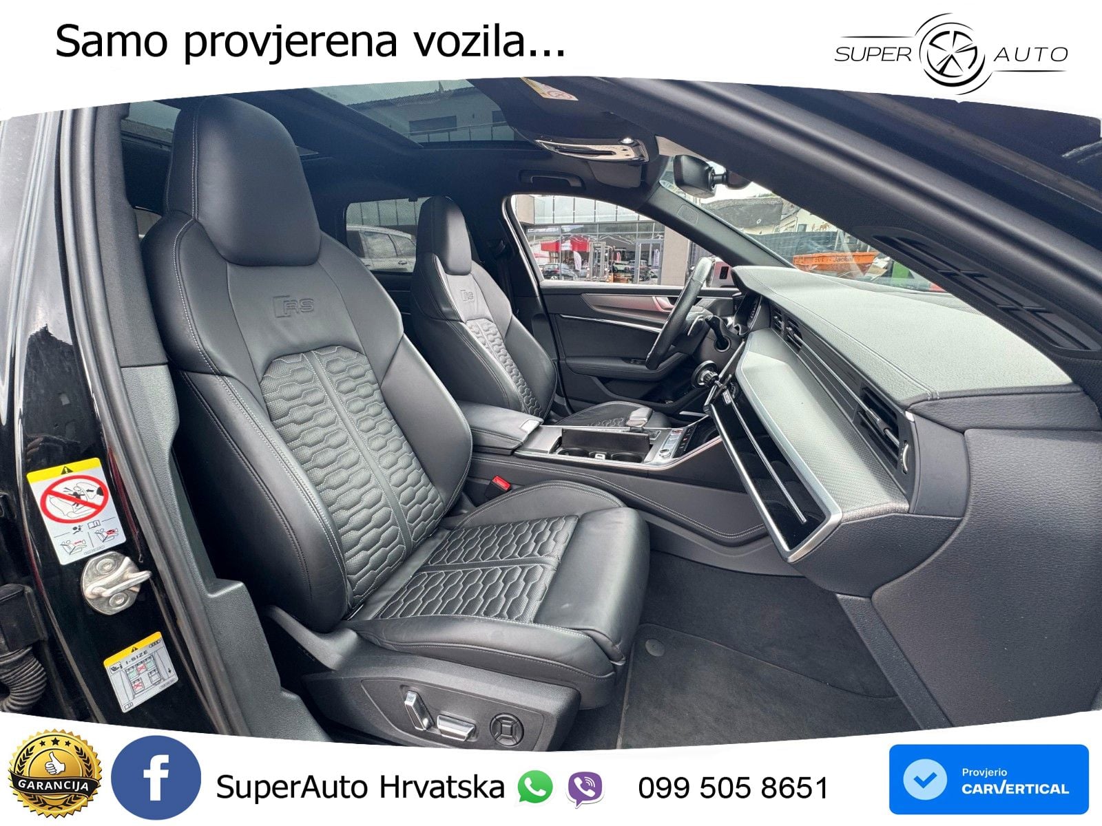 Audi RS6 Avant 4.0 TFSI V8 (600 KS) quattro Tiptronic ZRAČNI+ACC+GR SJED+KAM+PANO