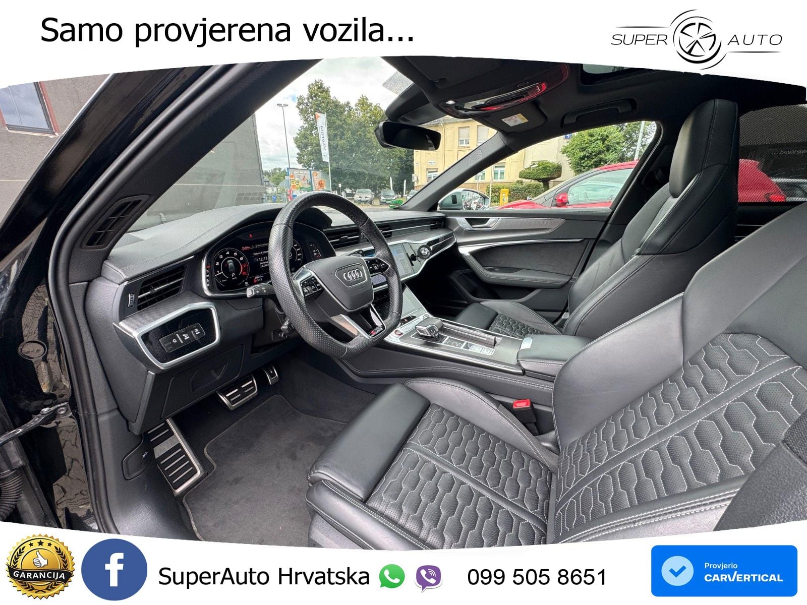 Audi RS6 Avant 4.0 TFSI V8 (600 KS) quattro Tiptronic ZRAČNI+ACC+GR SJED+KAM+PANO