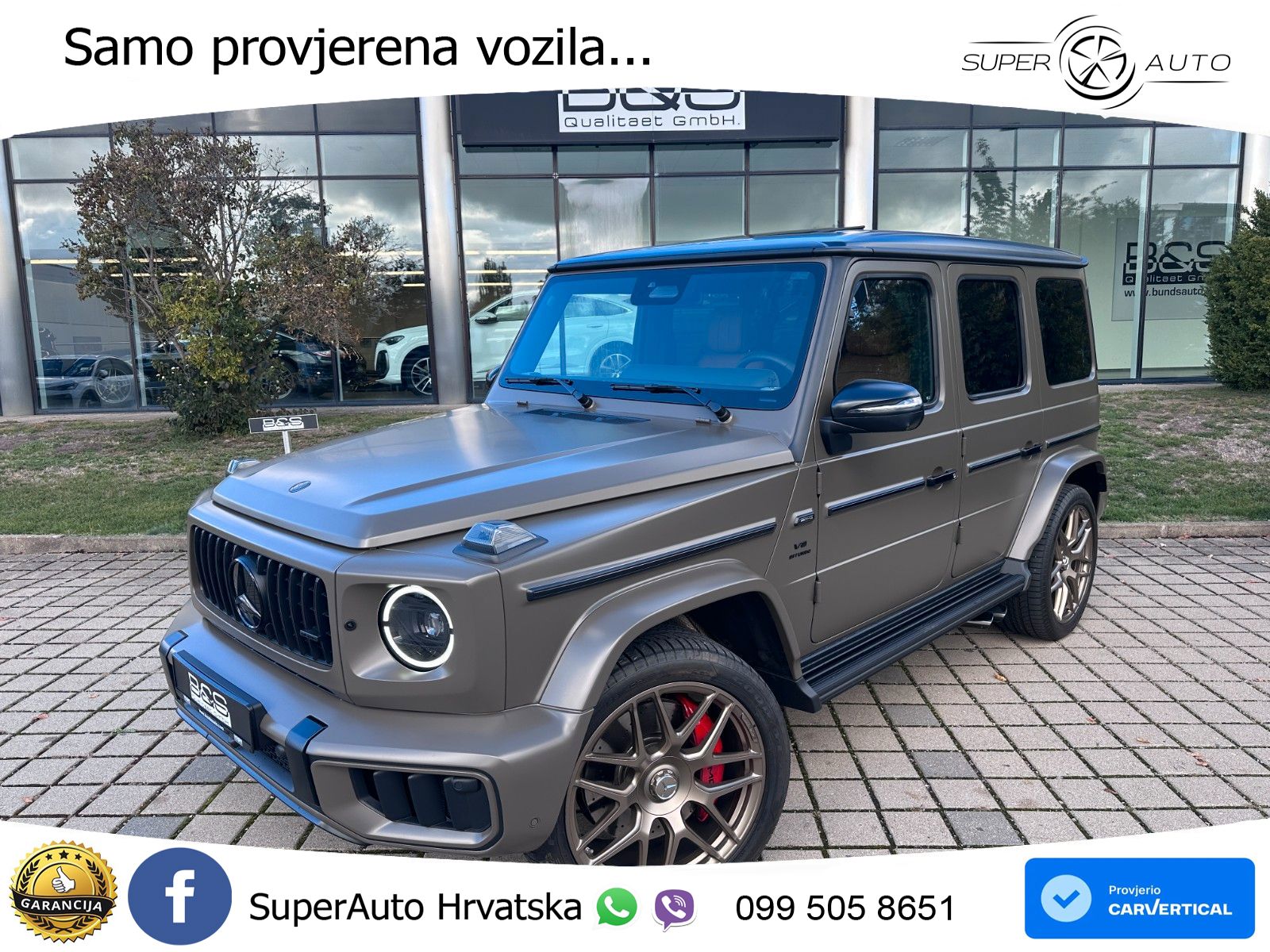 Mercedes AMG G 63 Long V8 (585 KS) 4MATIC 9G-TRONIC AMG SPEEDSHIFT TCT Manufaktur LED+GR SJED+ACC