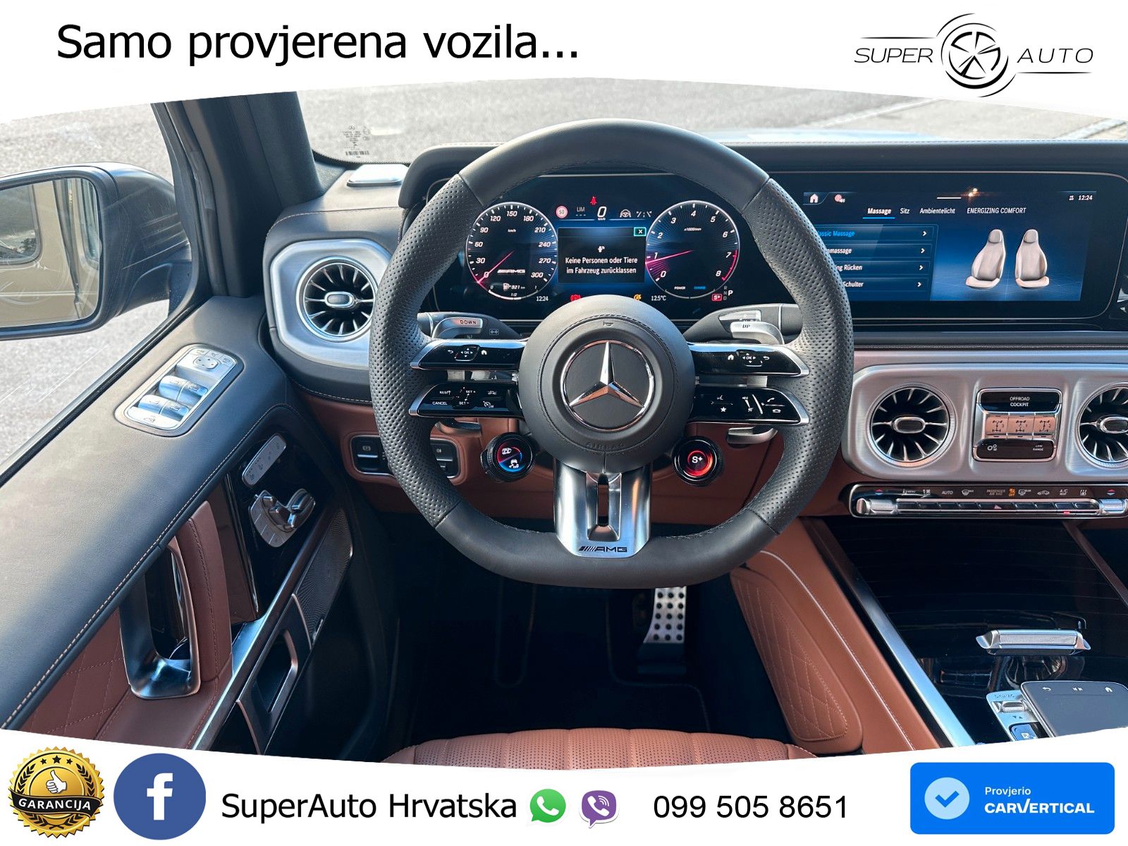 Mercedes AMG G 63 Long V8 (585 KS) 4MATIC 9G-TRONIC AMG SPEEDSHIFT TCT Manufaktur LED+GR SJED+ACC