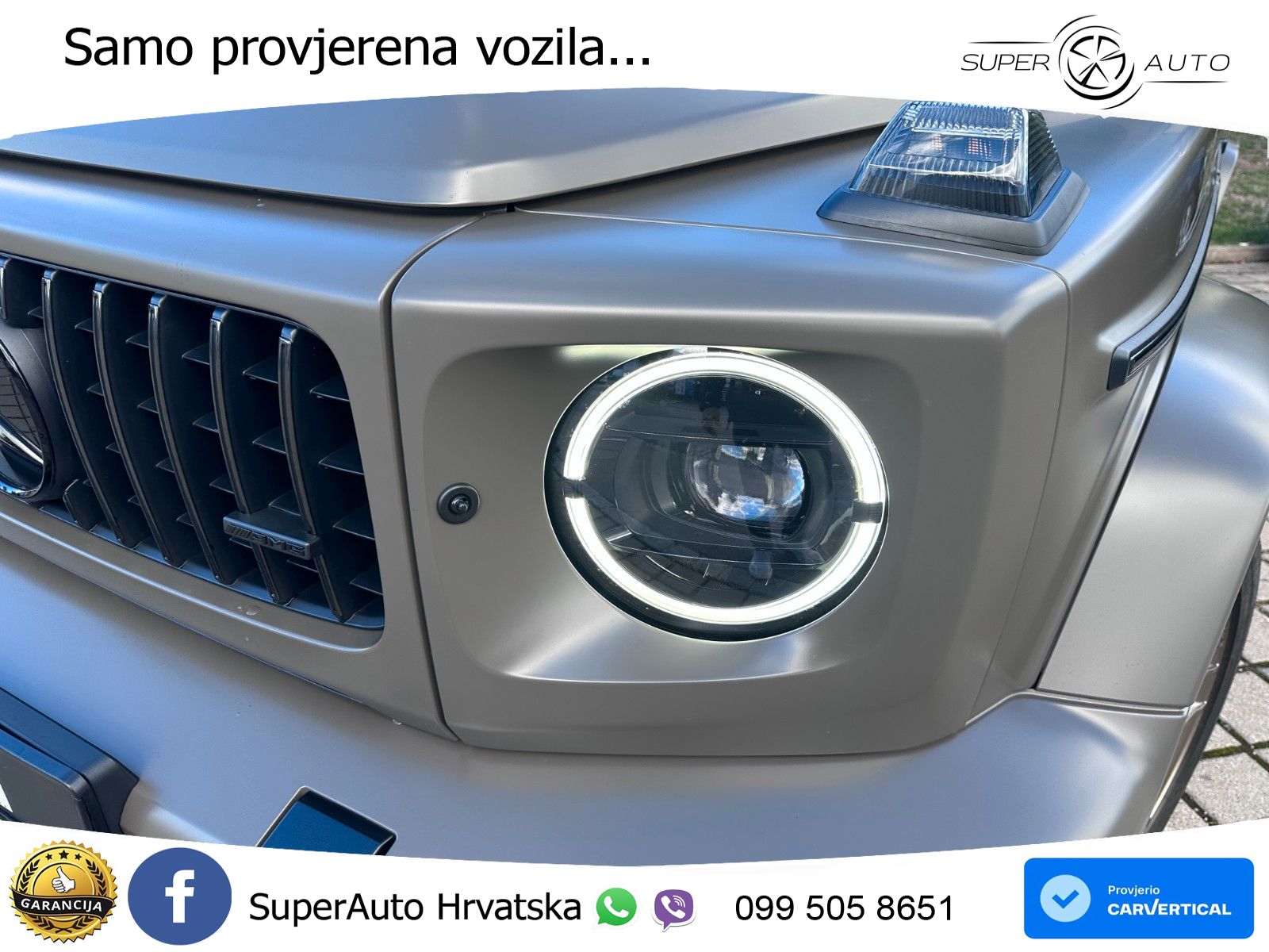 Mercedes AMG G 63 Long V8 (585 KS) 4MATIC 9G-TRONIC AMG SPEEDSHIFT TCT Manufaktur LED+GR SJED+ACC