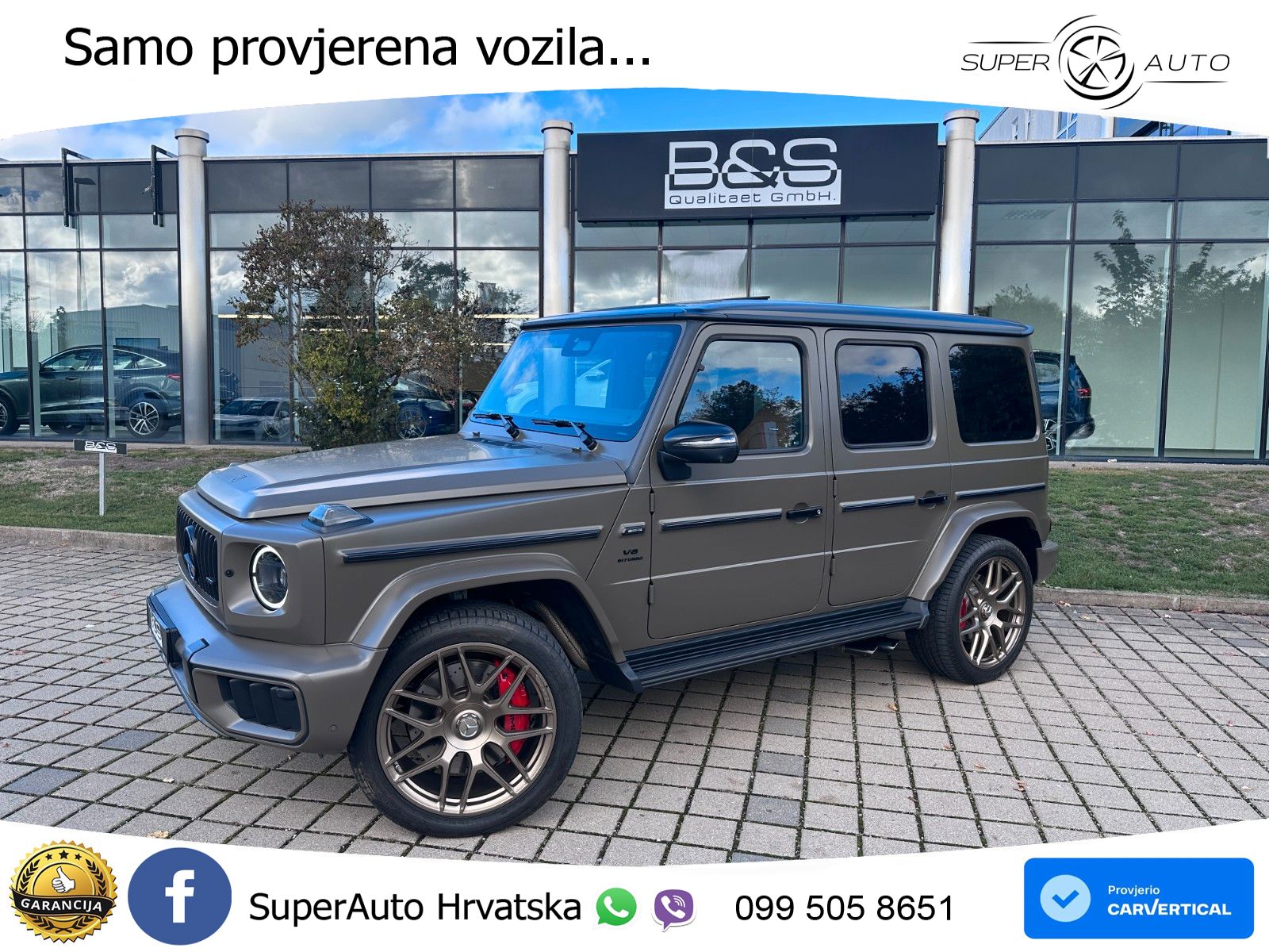 Mercedes AMG G 63 Long V8 (585 KS) 4MATIC 9G-TRONIC AMG SPEEDSHIFT TCT Manufaktur LED+GR SJED+ACC