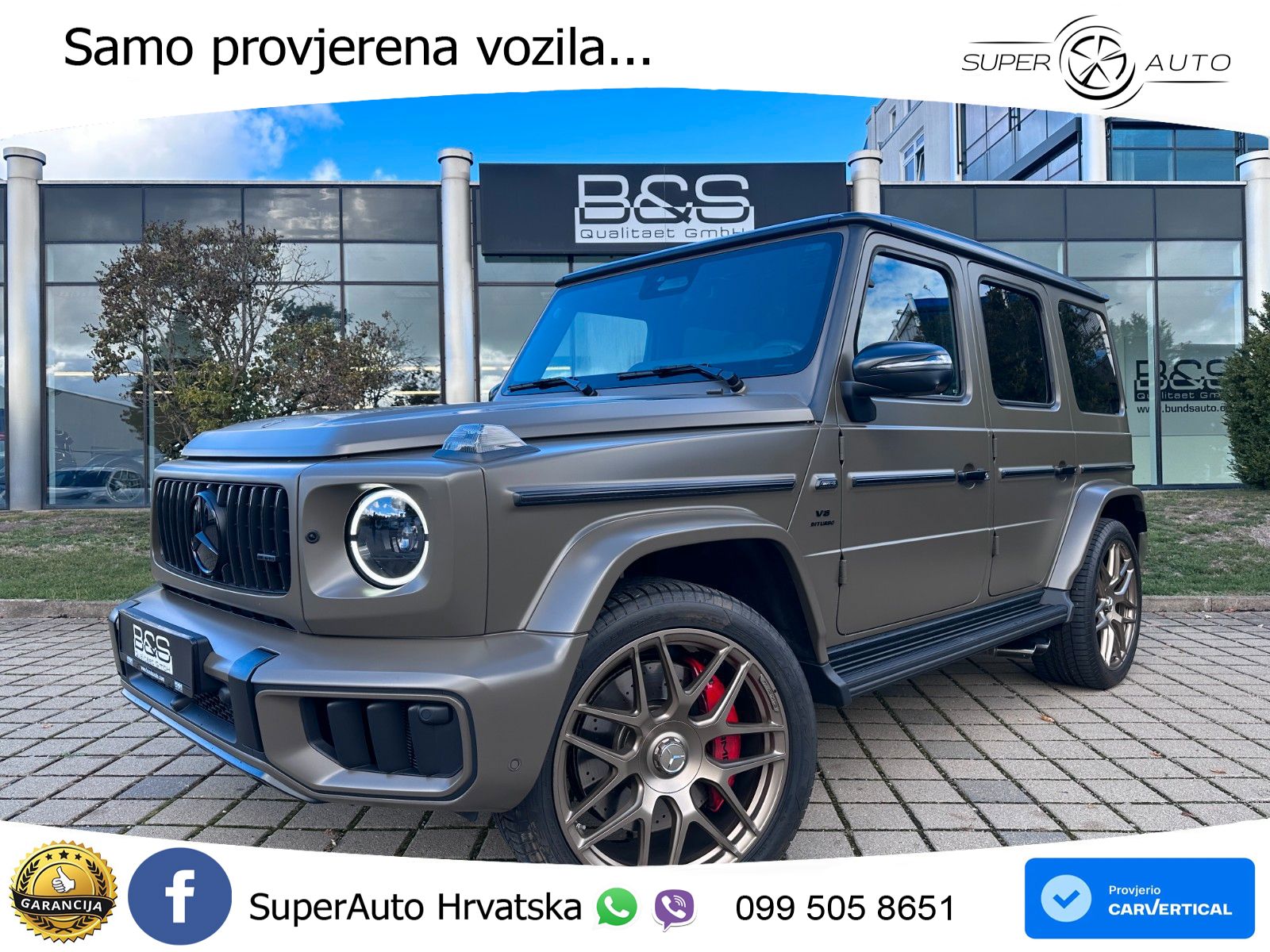 Mercedes AMG G 63 Long V8 (585 KS) 4MATIC 9G-TRONIC AMG SPEEDSHIFT TCT Manufaktur LED+GR SJED+ACC