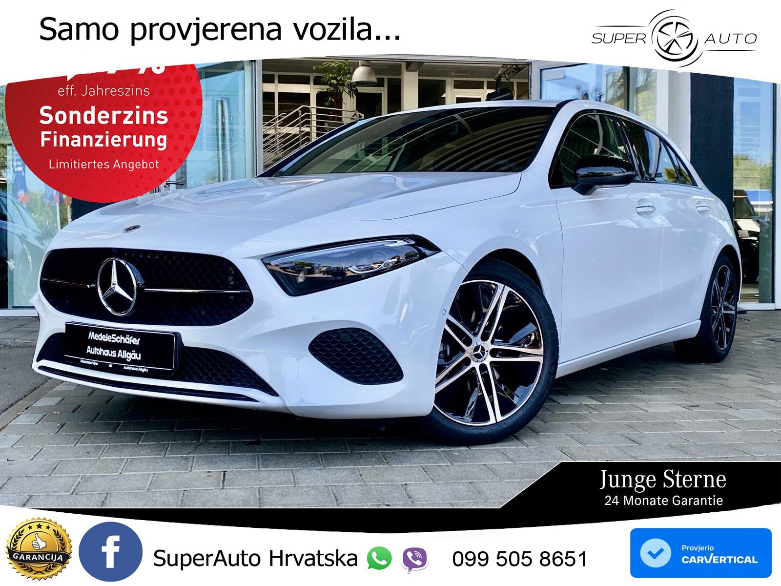 Mercedes-Benz A 200 7G-DCT LED+GR SJED+ACC