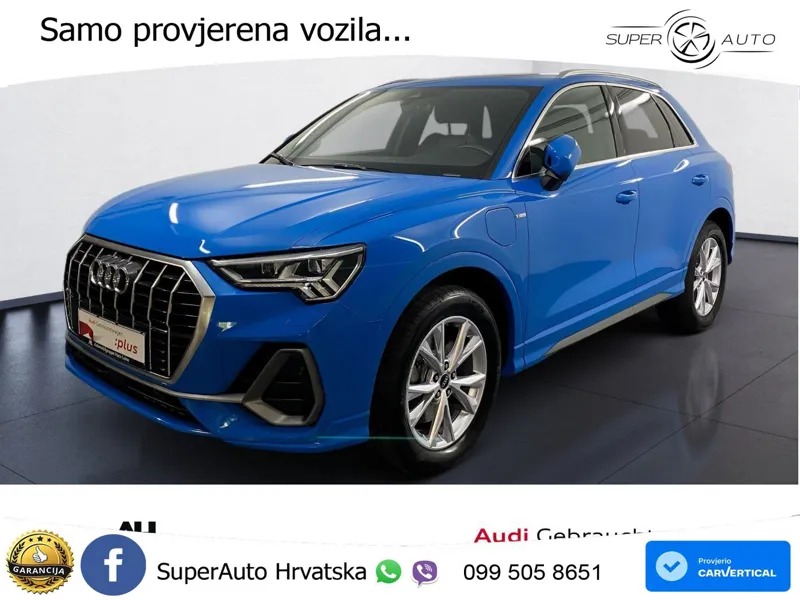 Audi Q3 45 TFSIe (245 KS) S tronic 2x S line LED+GR SJED+ACC