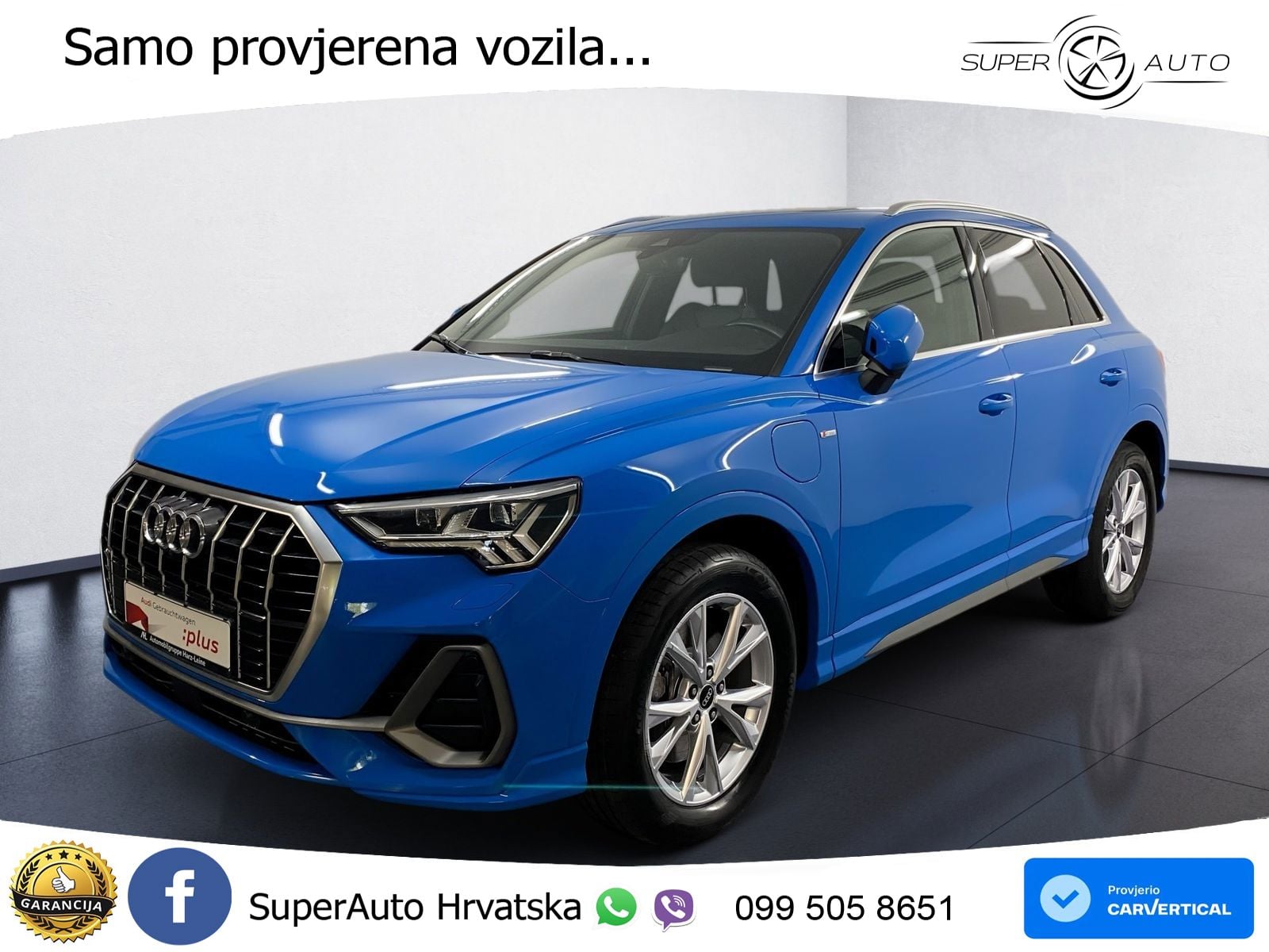 Audi Q3 45 TFSIe (245 KS) S tronic 2x S line LED+GR SJED+ACC