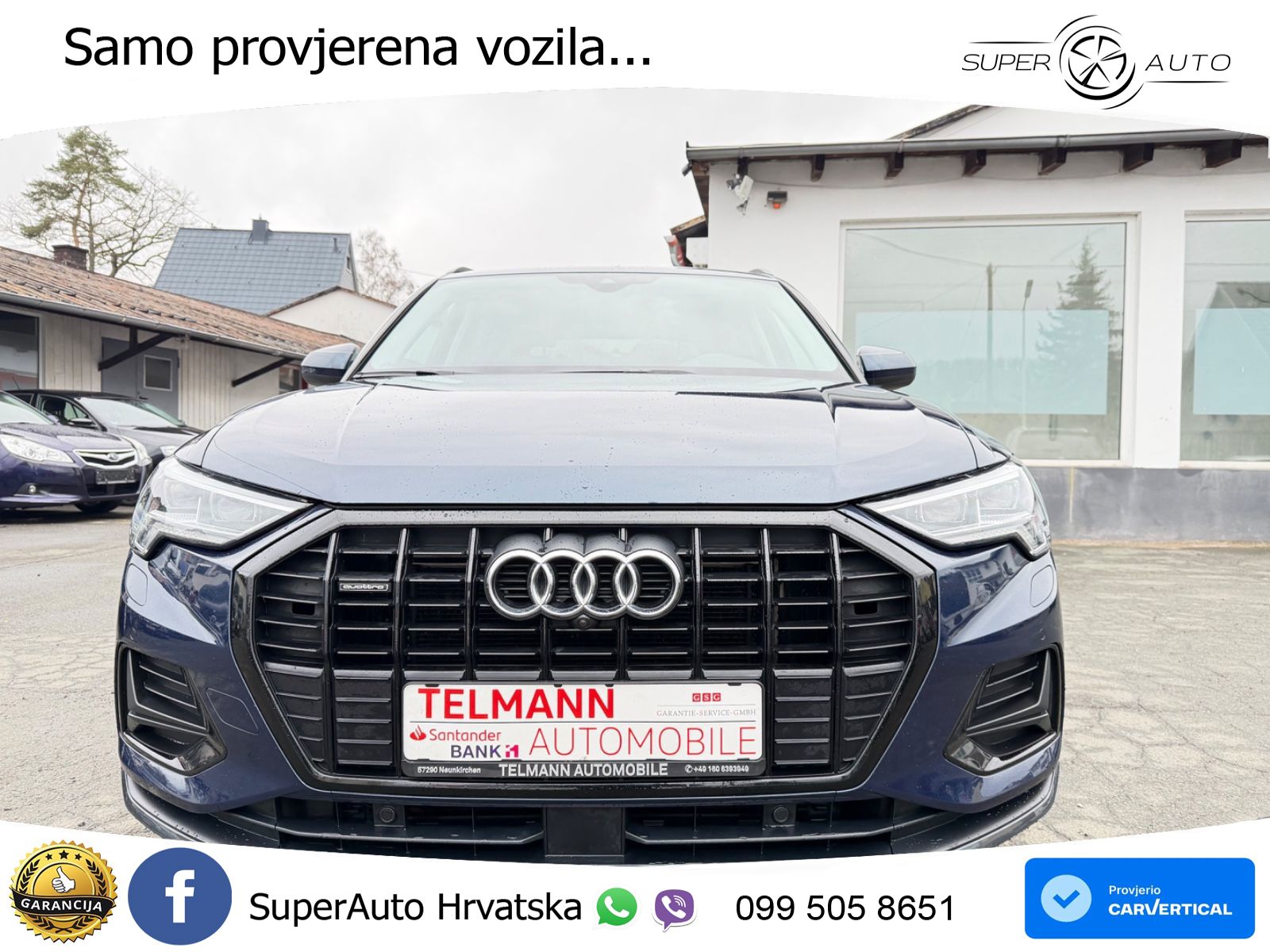 Audi Q3 40 TFSI (190 KS) quattro S tronic LED+GR SJED+ACC