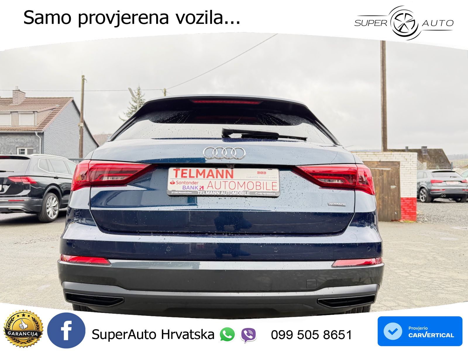 Audi Q3 40 TFSI (190 KS) quattro S tronic LED+GR SJED+ACC