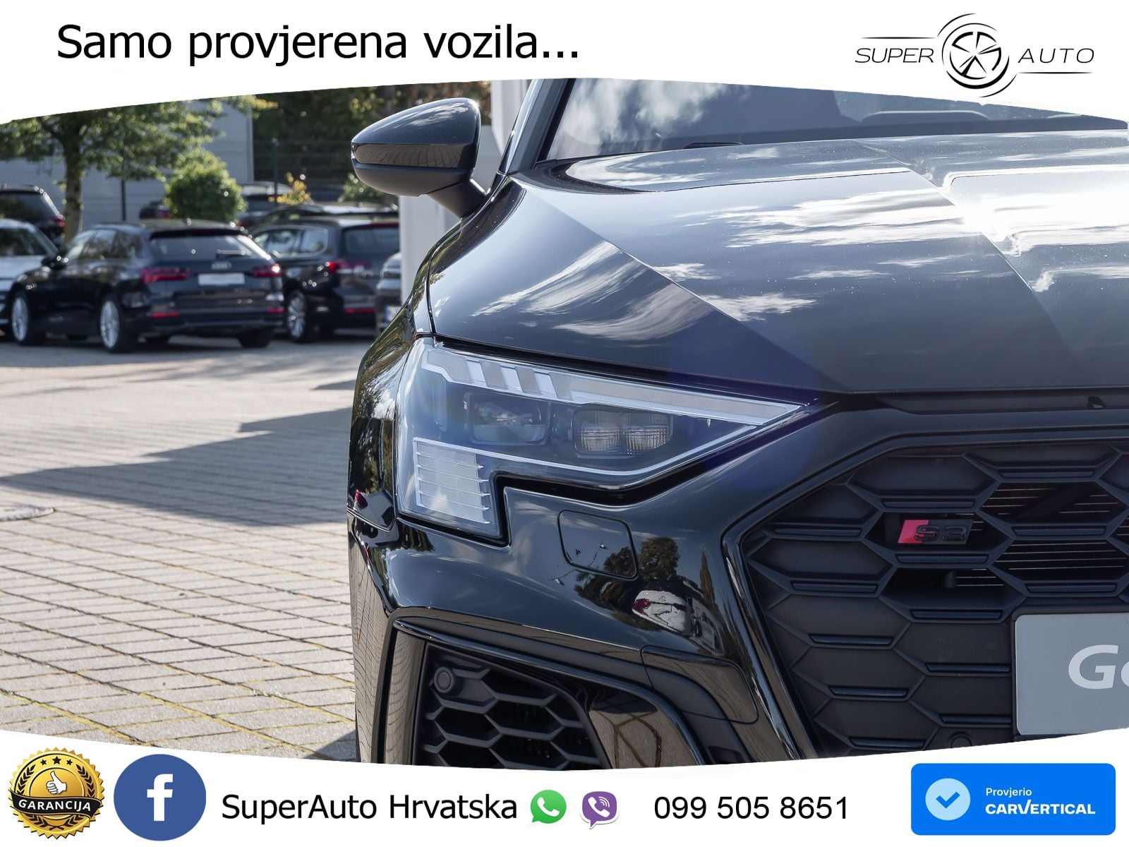 Audi S3 Limuzina 2.0 TFSI (310 KS) quattro S tronic MATRIX+GR SJED+KAM