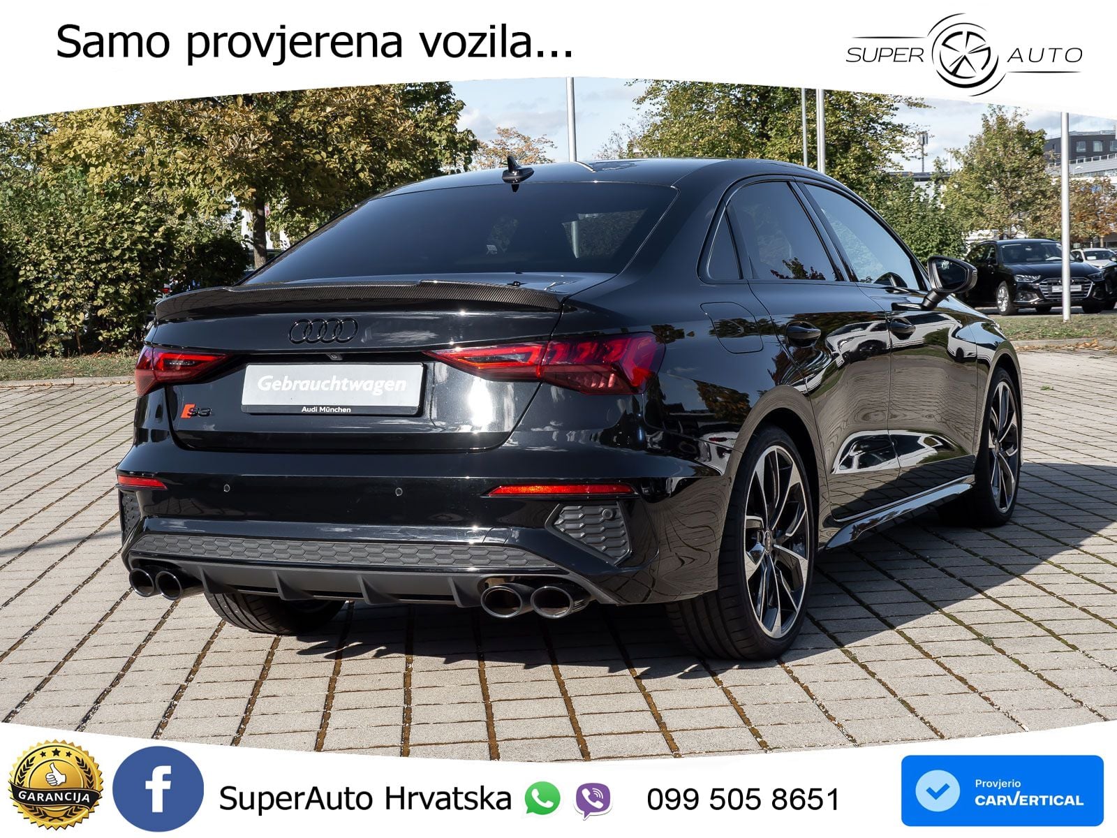 Audi S3 Limuzina 2.0 TFSI (310 KS) quattro S tronic MATRIX+GR SJED+KAM