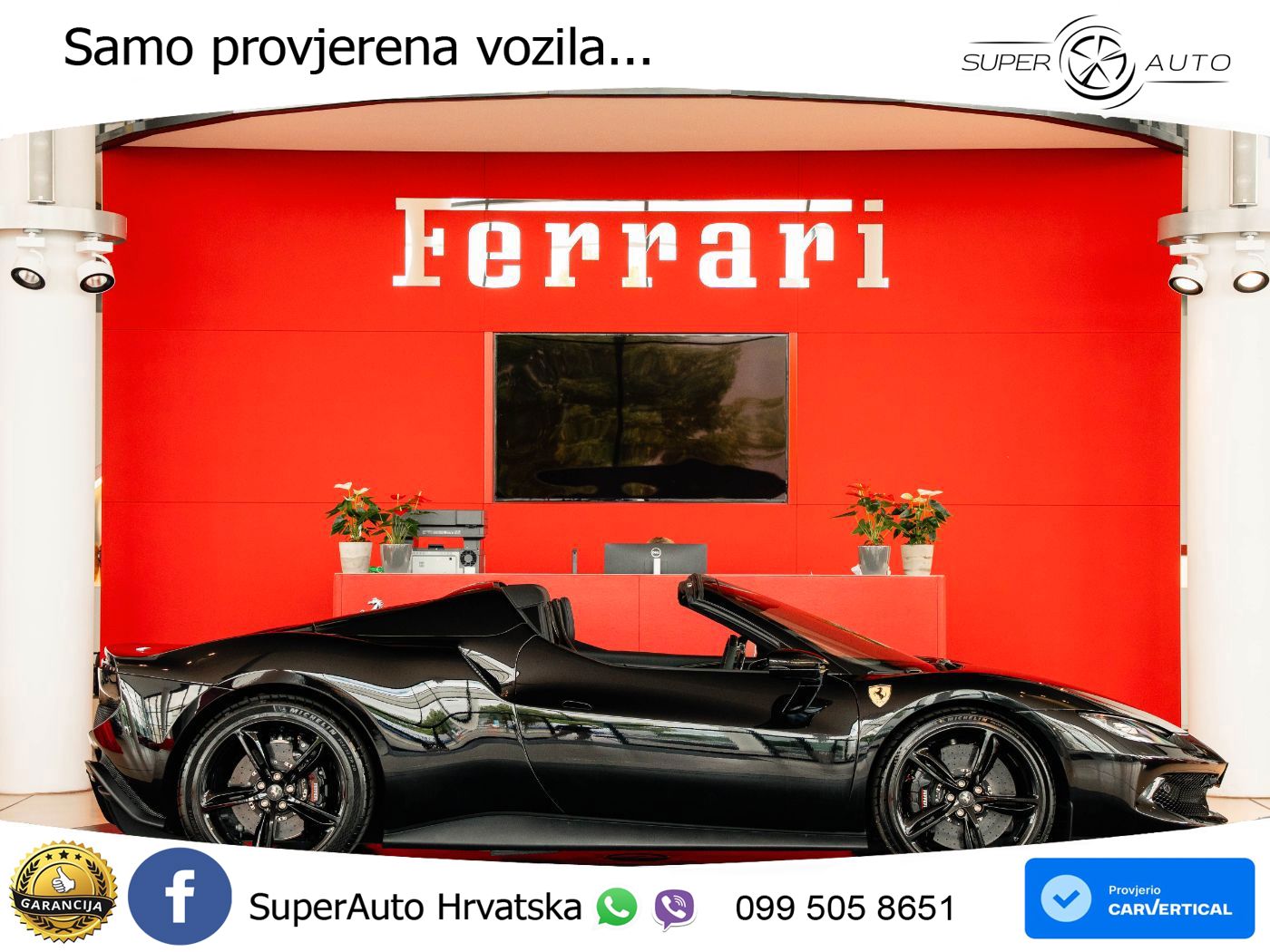 Ferrari 296 GTS 3.0 V6 (830 KS) F1 DCT