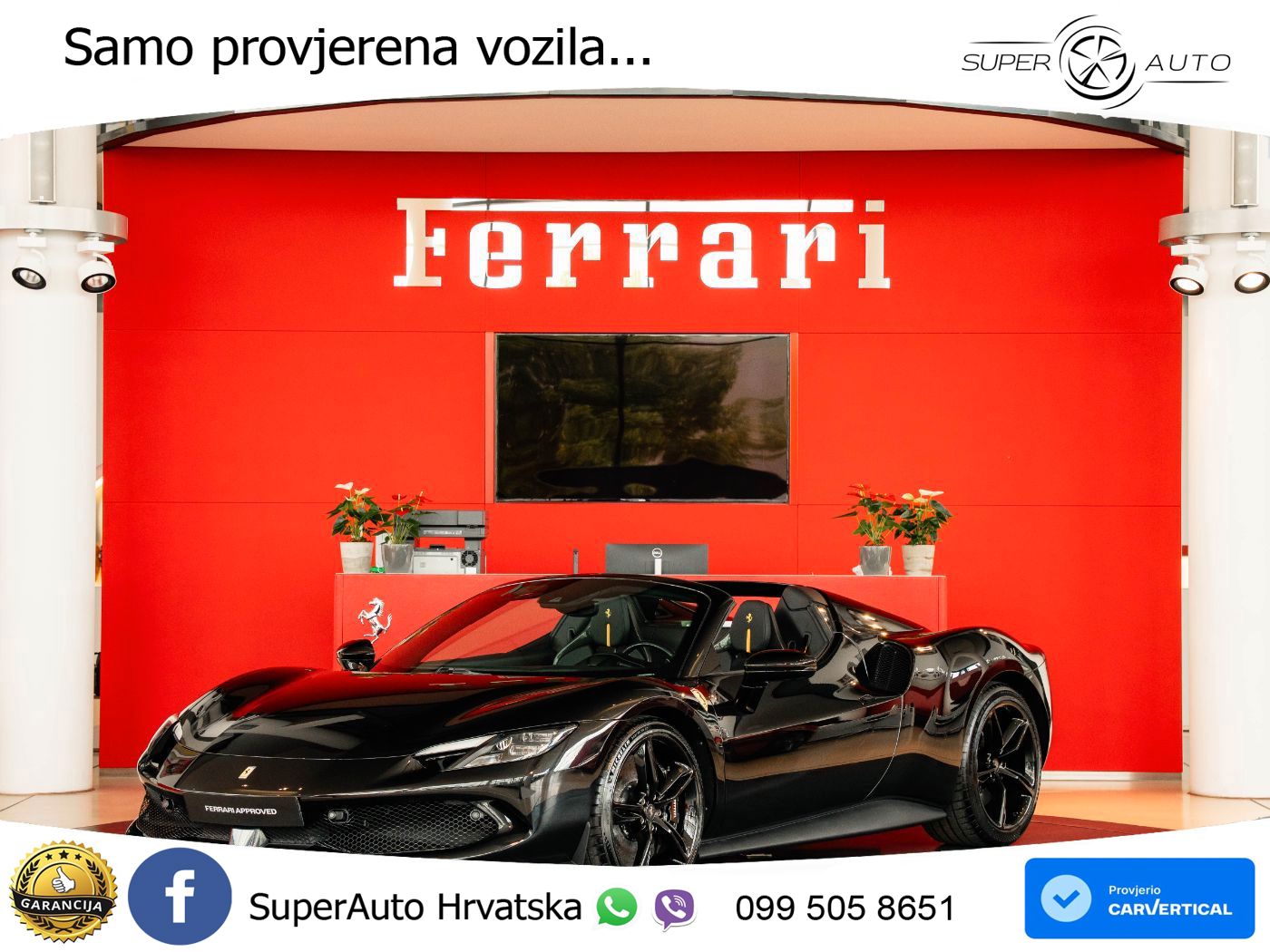 Ferrari 296 GTS 3.0 V6 (830 KS) F1 DCT
