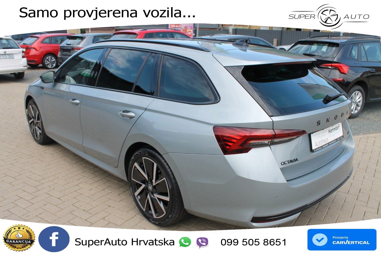 Škoda Octavia Combi 2.0 TSI (204 KS) 4x4 DSG SportLine LED+GR SJED+ACC