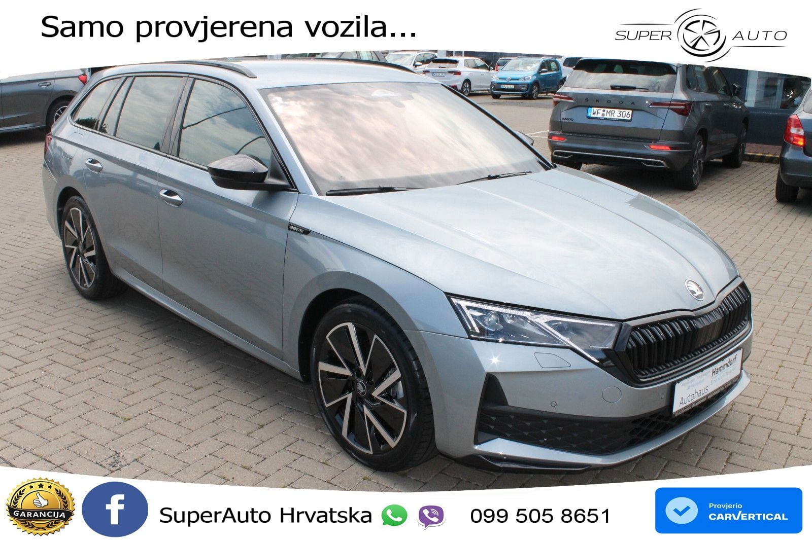 Škoda Octavia Combi 2.0 TSI (204 KS) 4x4 DSG SportLine LED+GR SJED+ACC