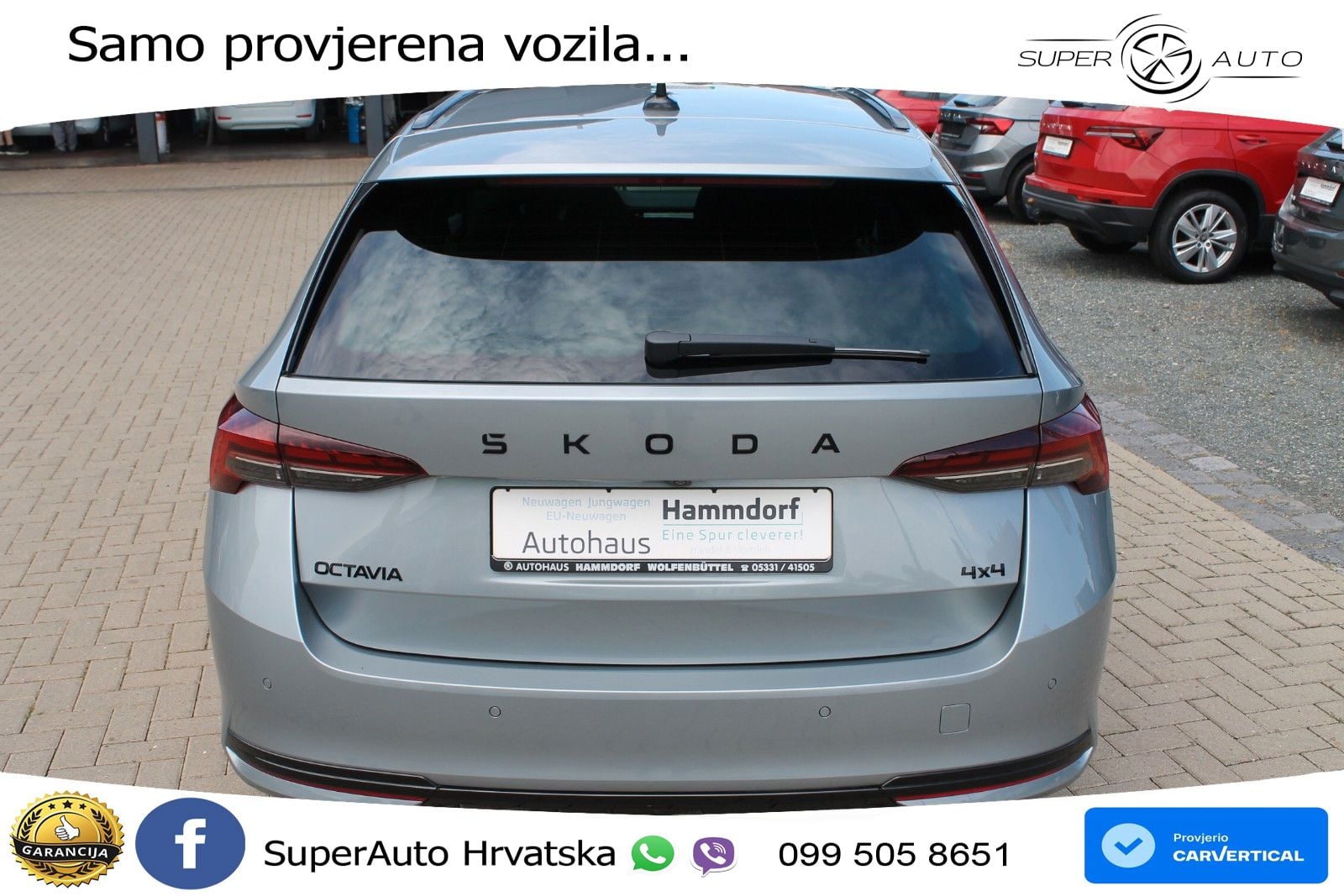 Škoda Octavia Combi 2.0 TSI (204 KS) 4x4 DSG SportLine LED+GR SJED+ACC