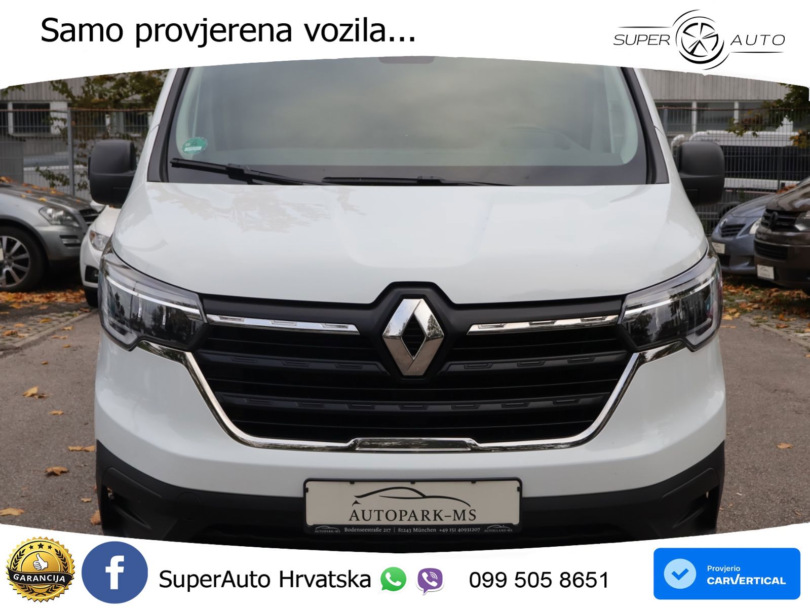 Renault Trafic Kasten L2H1 3,0t Komfort Klima-Kamera-LED 131 KS