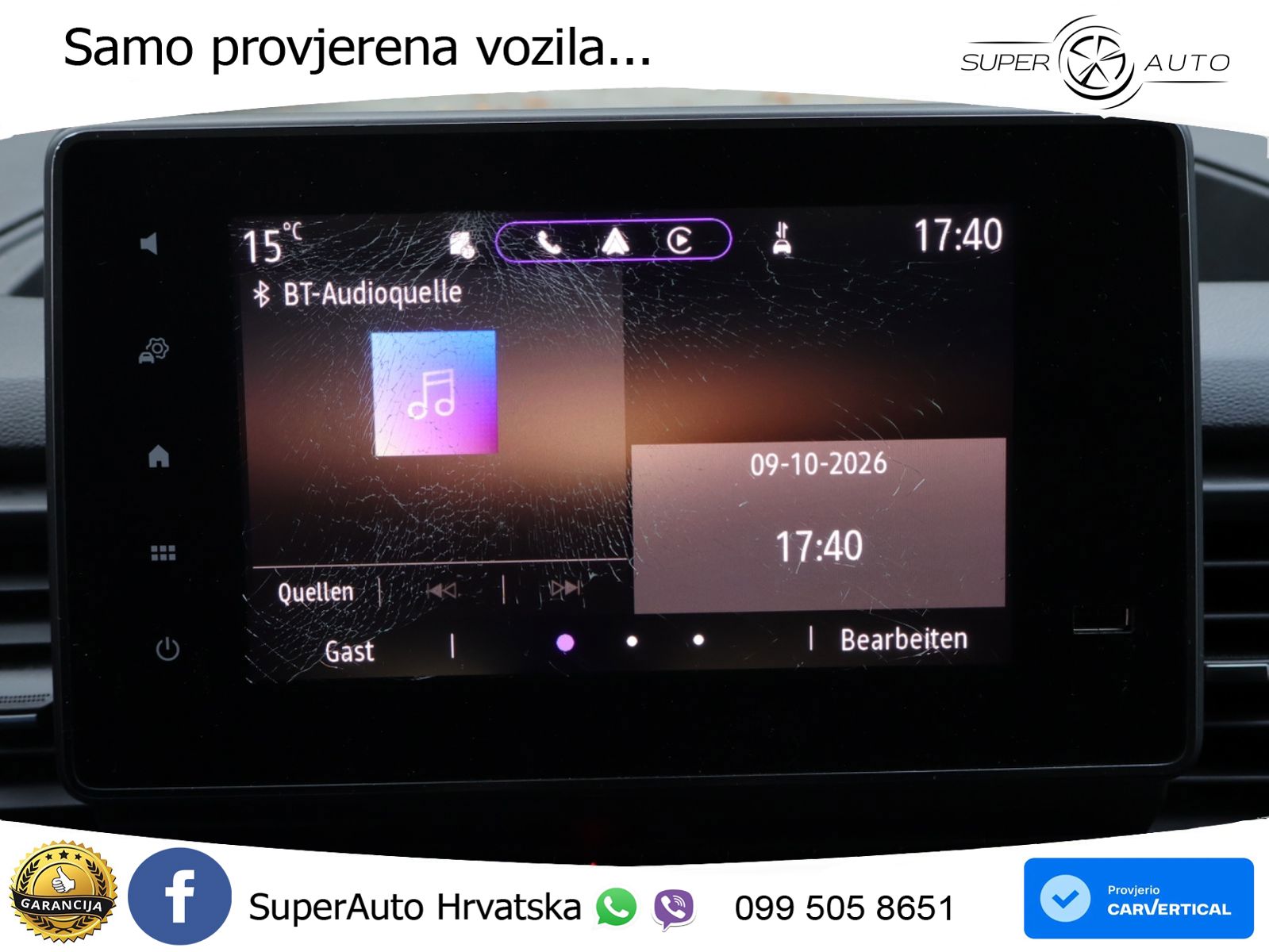 Renault Trafic Kasten L2H1 3,0t Komfort Klima-Kamera-LED 131 KS