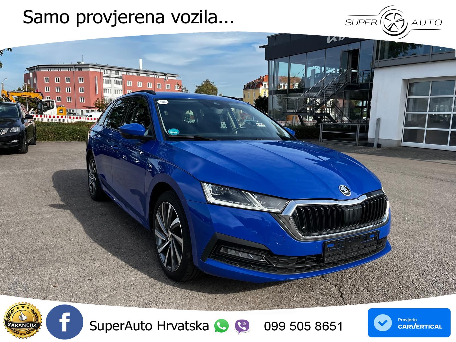 Škoda Octavia Combi 1.5 TSI (150 KS) LED+GR SJED+ACC