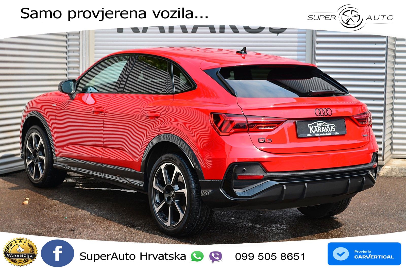 Audi Q3 II Sportback 45 TFSI (245 KS) quattro S tronic S line