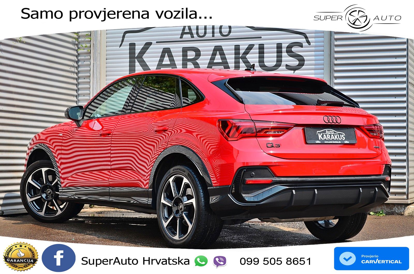 Audi Q3 II Sportback 45 TFSI (245 KS) quattro S tronic S line