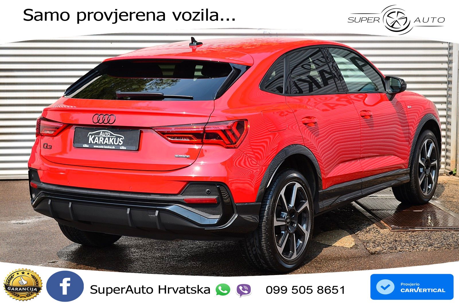 Audi Q3 II Sportback 45 TFSI (245 KS) quattro S tronic S line