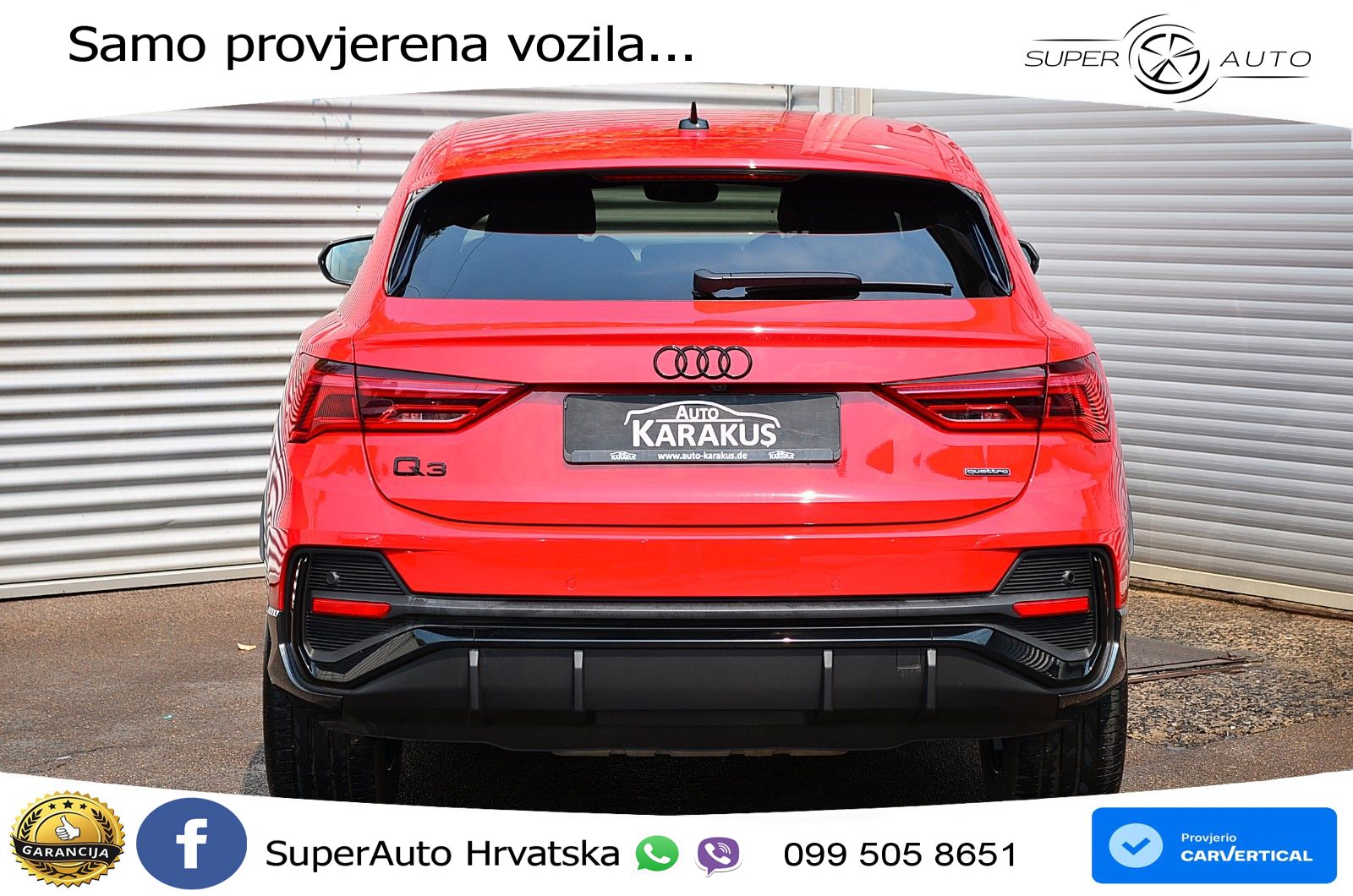 Audi Q3 II Sportback 45 TFSI (245 KS) quattro S tronic S line