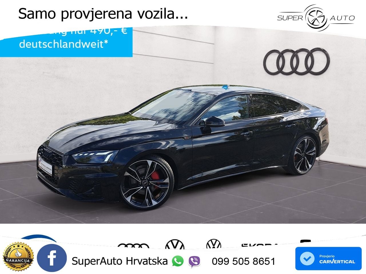 Audi A5 Sportback  40 TFSI (204 KS) quattro S tronic S line MATRIX+GR SJED+KAM