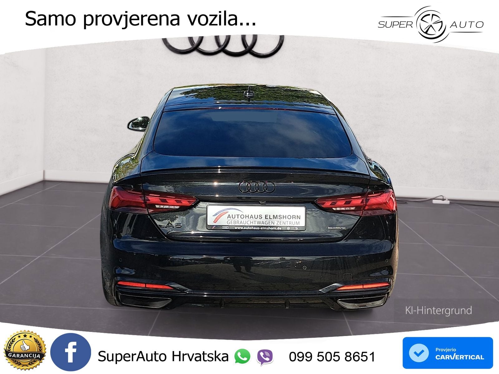 Audi A5 Sportback  40 TFSI (204 KS) quattro S tronic S line MATRIX+GR SJED+KAM