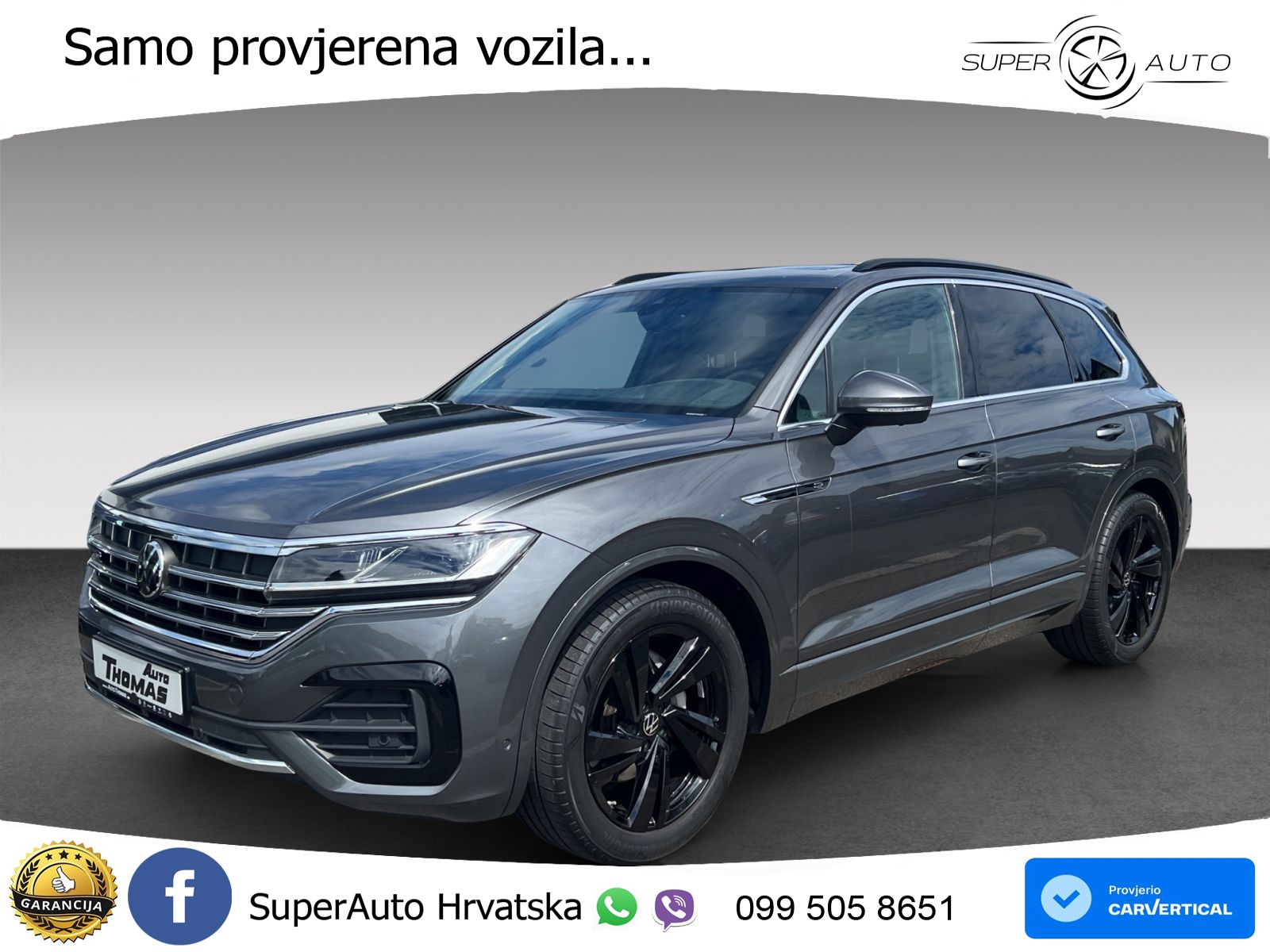 Volkswagen Touareg 3.0 V6 TDI (286 KS) 4MOTION Tiptronic R-Line ZRAČNI+ACC+GR SJED+KAM+PANO