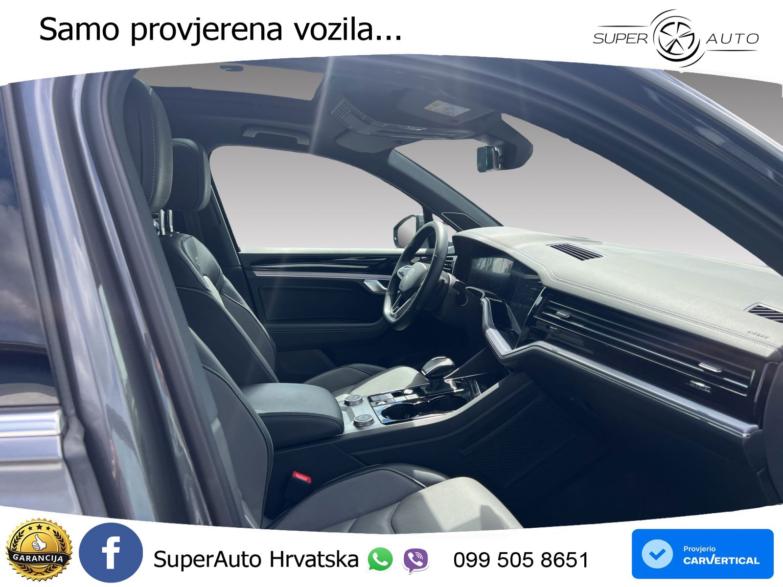 Volkswagen Touareg 3.0 V6 TDI (286 KS) 4MOTION Tiptronic R-Line ZRAČNI+ACC+GR SJED+KAM+PANO